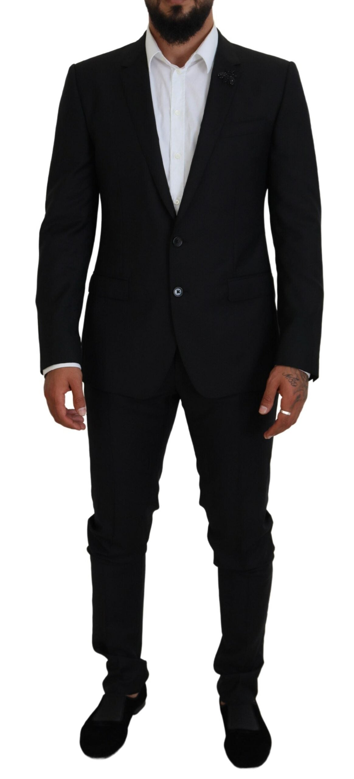 Dolce & Gabbana Black Single Breasted 2 Piece MARTINI Suit -   -  Dolce & Gabbana.