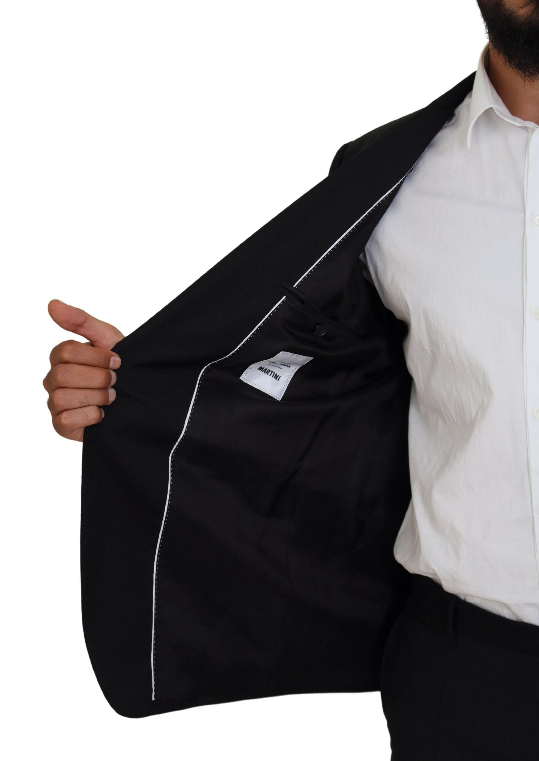 Dolce & Gabbana Black Single Breasted 2 Piece MARTINI Suit -   -  Dolce & Gabbana.