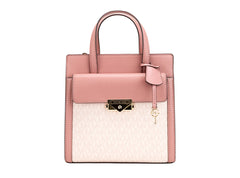 Michael Kors Cece Small Pink PVC North South Flap Tote Crossbody Bag Purse -  Luxury Cross Body Bag for Women -  Michael Kors.