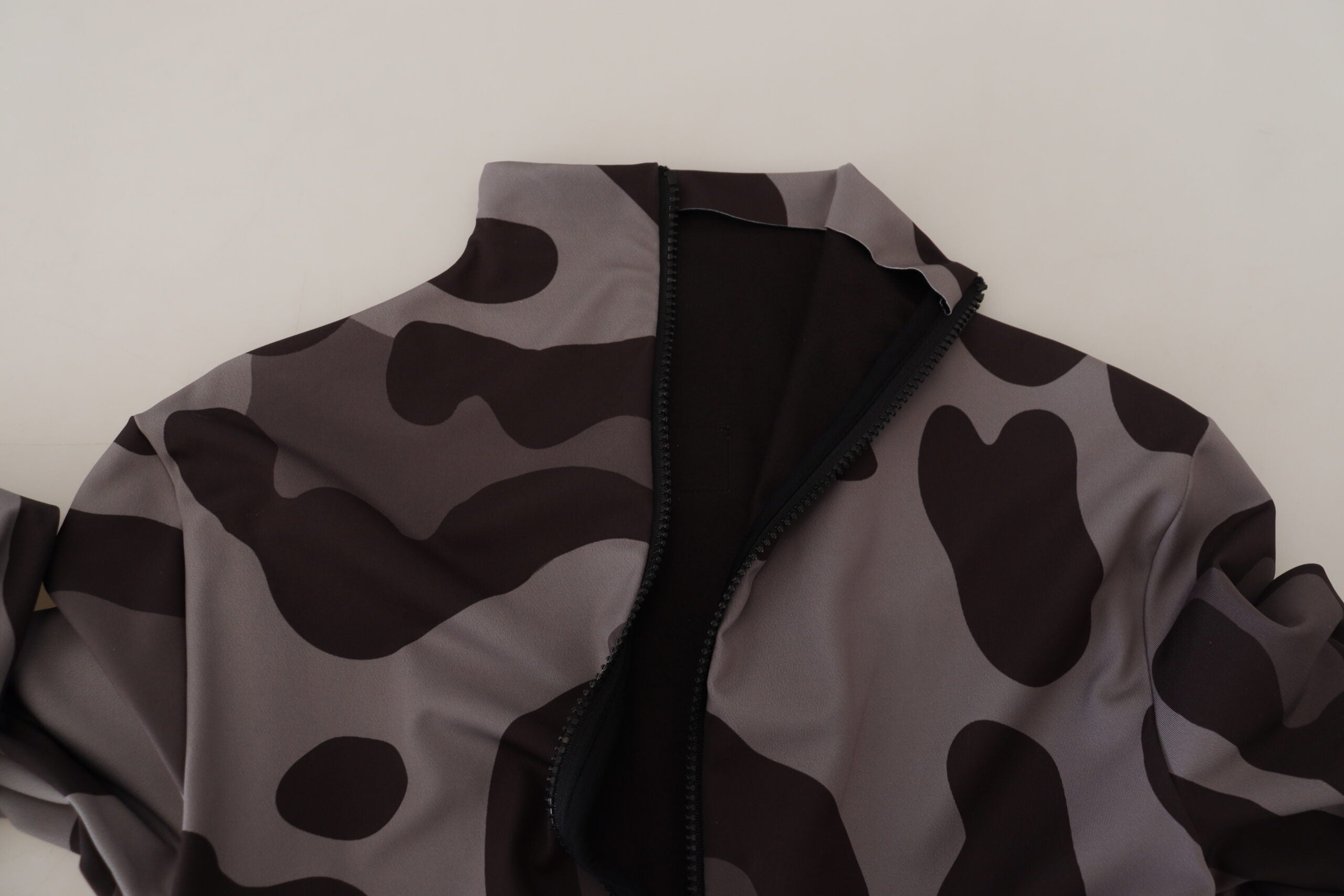 Dolce & Gabbana Gray Patterned Polyester Wetsuit Swimwear -   -  Dolce & Gabbana.