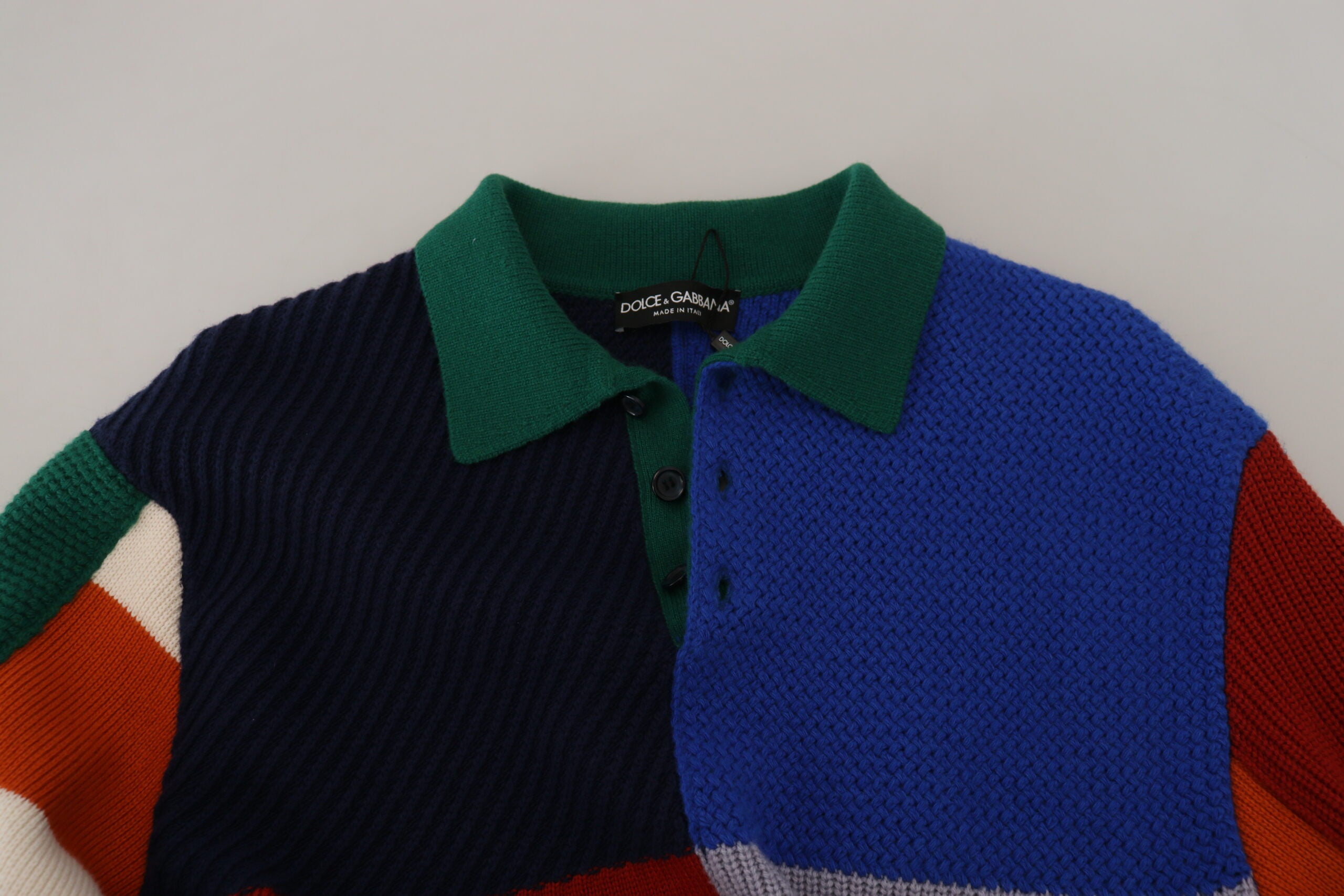 Dolce & Gabbana Multicolor Stripes Wool Pullover Sweater -   -  Dolce & Gabbana.