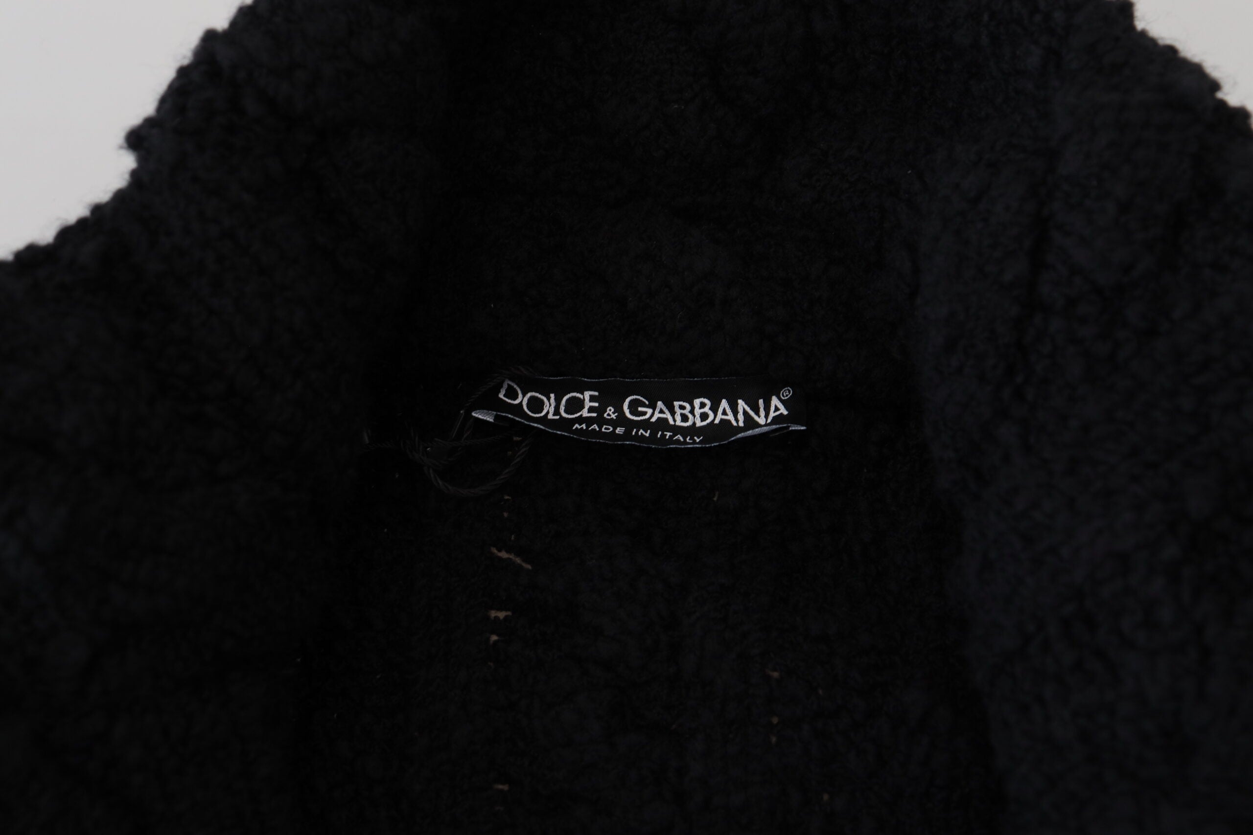 Dolce & Gabbana Black Wool Knit Button Cardigan Sweater -   -  Dolce & Gabbana.