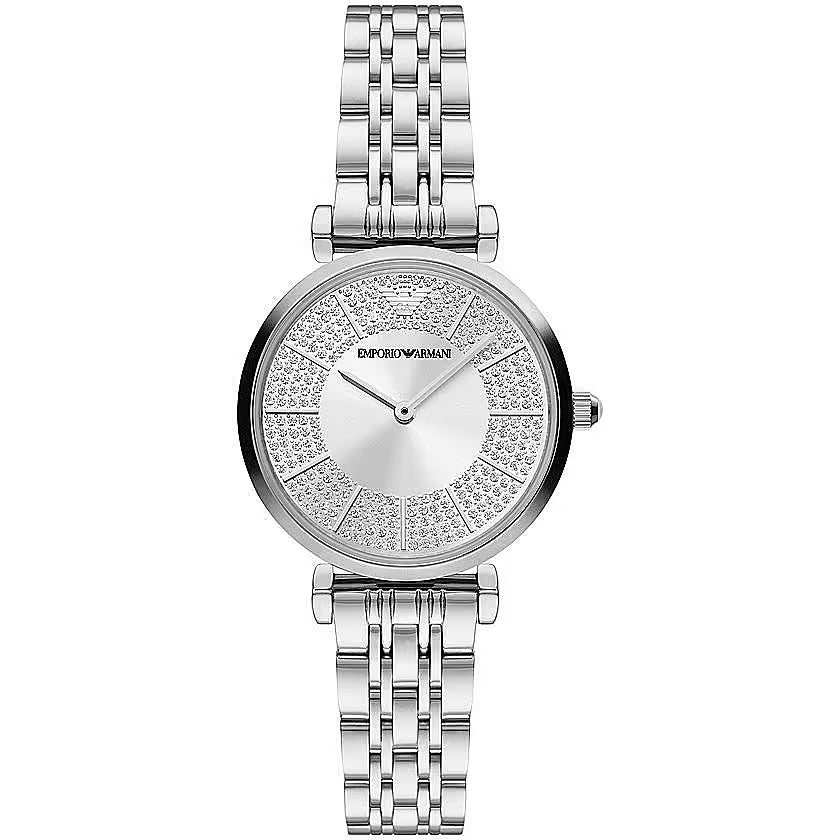 Emporio Armani Elegant Silver-Toned Women's Watch -   -  Emporio Armani.