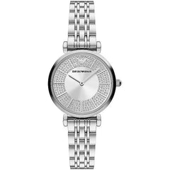 Emporio Armani Elegant Silver-Toned Women's Watch -   -  Emporio Armani.