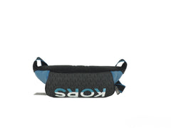 Michael Kors Cooper Large Blue Multi Leather Embroidered Logo Utility Belt Bag -   -  Michael Kors.