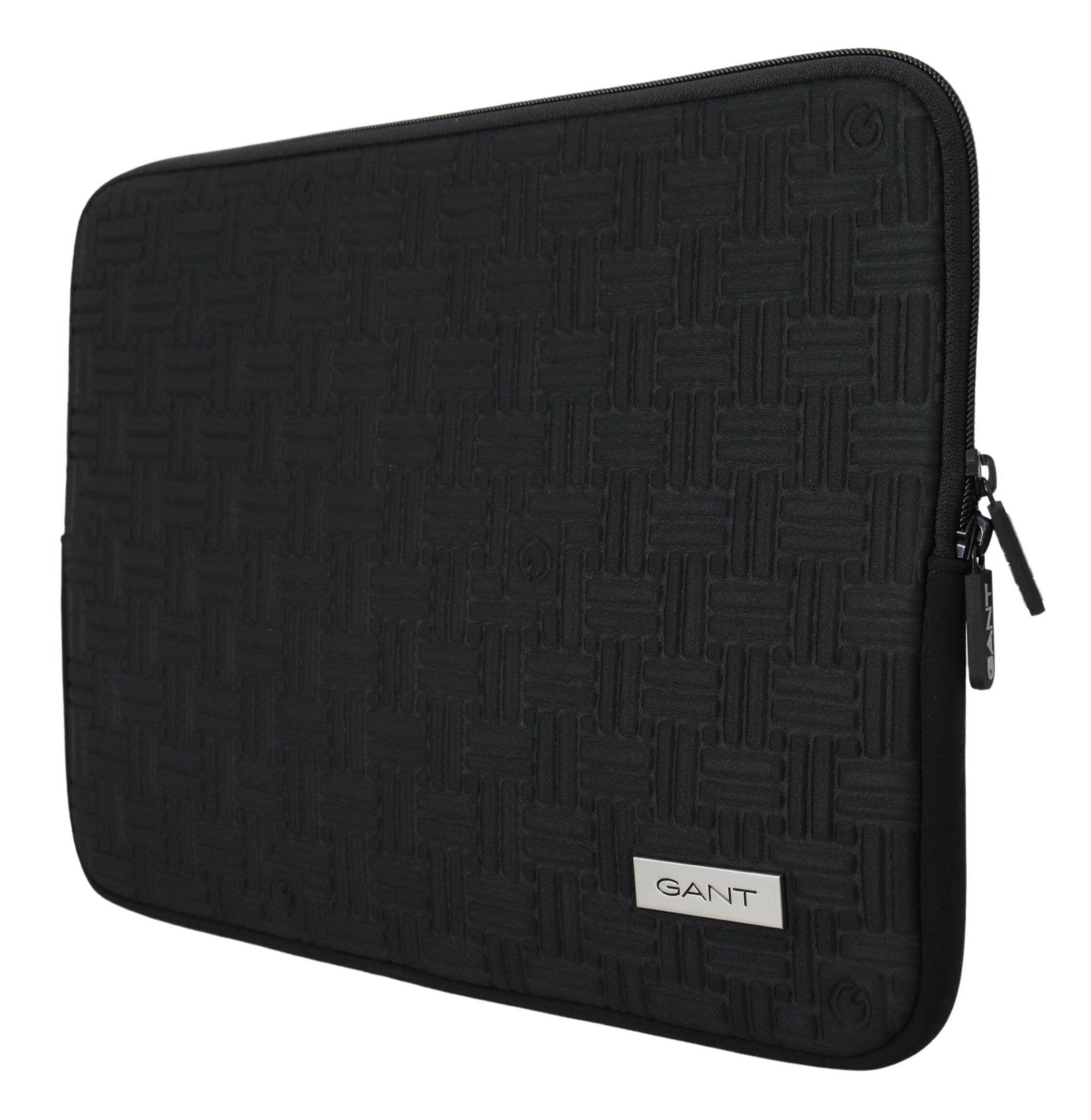 Gant Black Padded Pouch Bag Zipper Cover Sleeve Case -   -  Gant.
