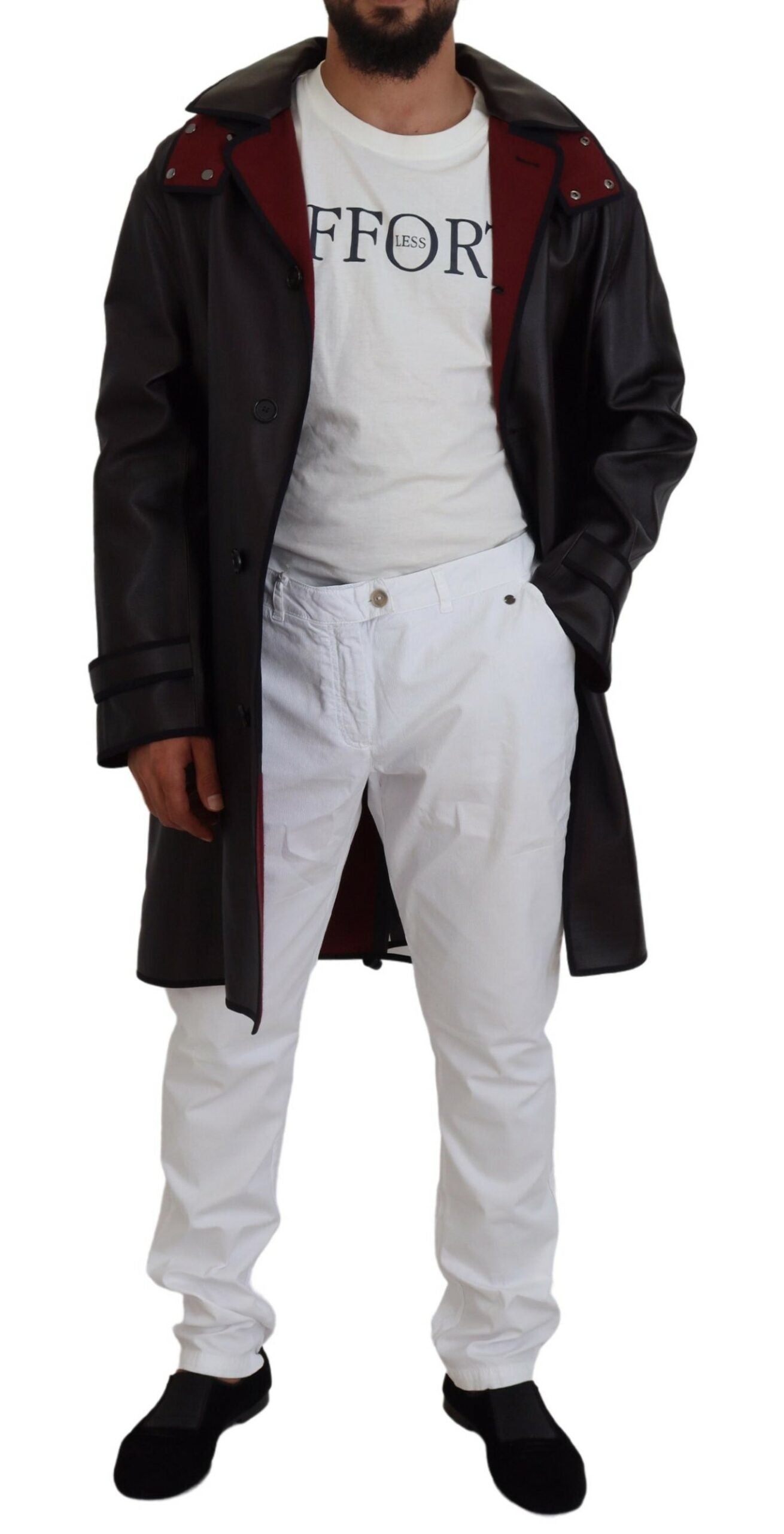 Dolce & Gabbana Black Trench Hooded Parka Cotton Jacket -   -  Dolce & Gabbana.