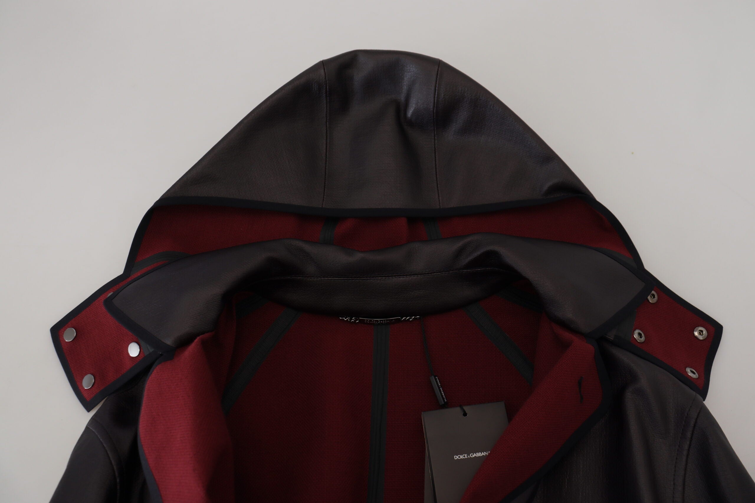 Dolce & Gabbana Black Trench Hooded Parka Cotton Jacket -   -  Dolce & Gabbana.