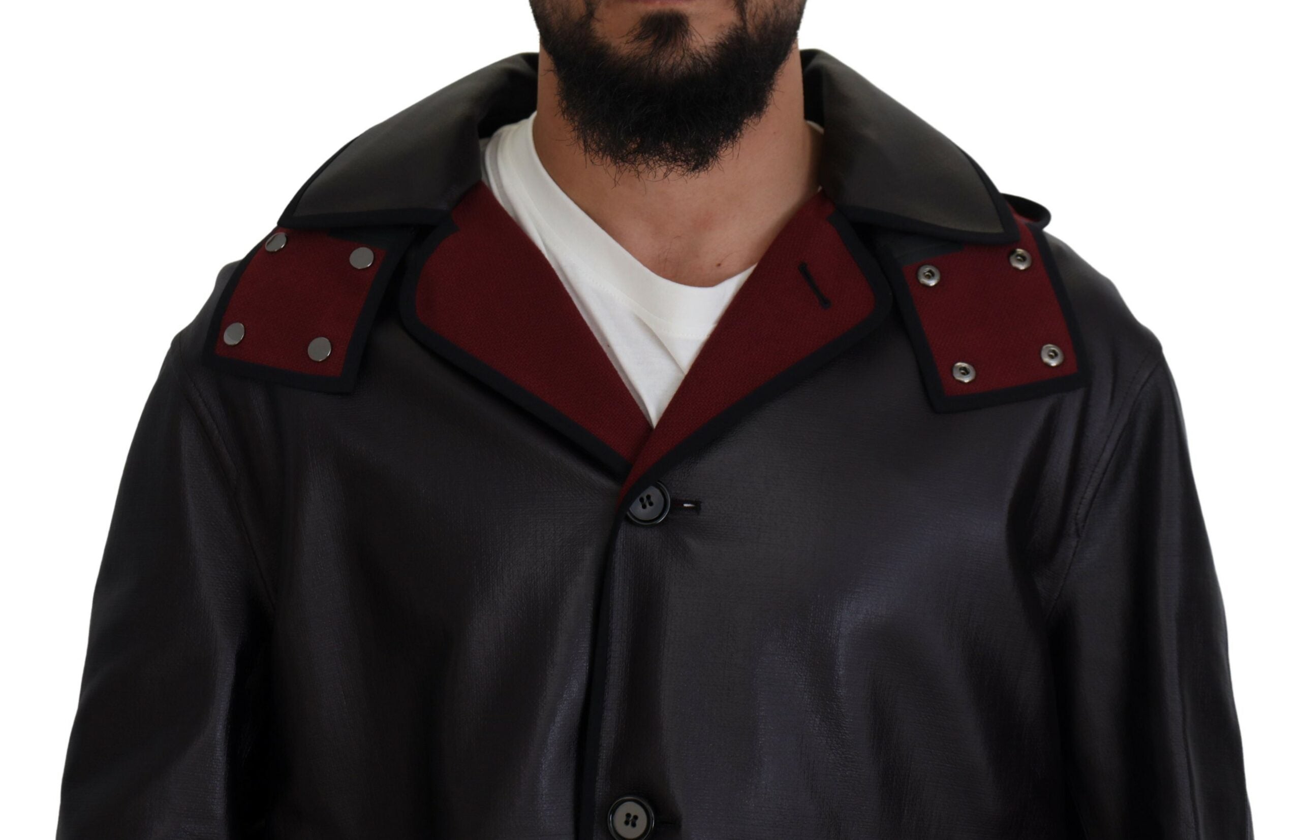 Dolce & Gabbana Black Trench Hooded Parka Cotton Jacket -   -  Dolce & Gabbana.
