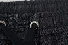 Dolce & Gabbana Grey Cotton Tapered Cotton Pants -   -  Dolce & Gabbana.