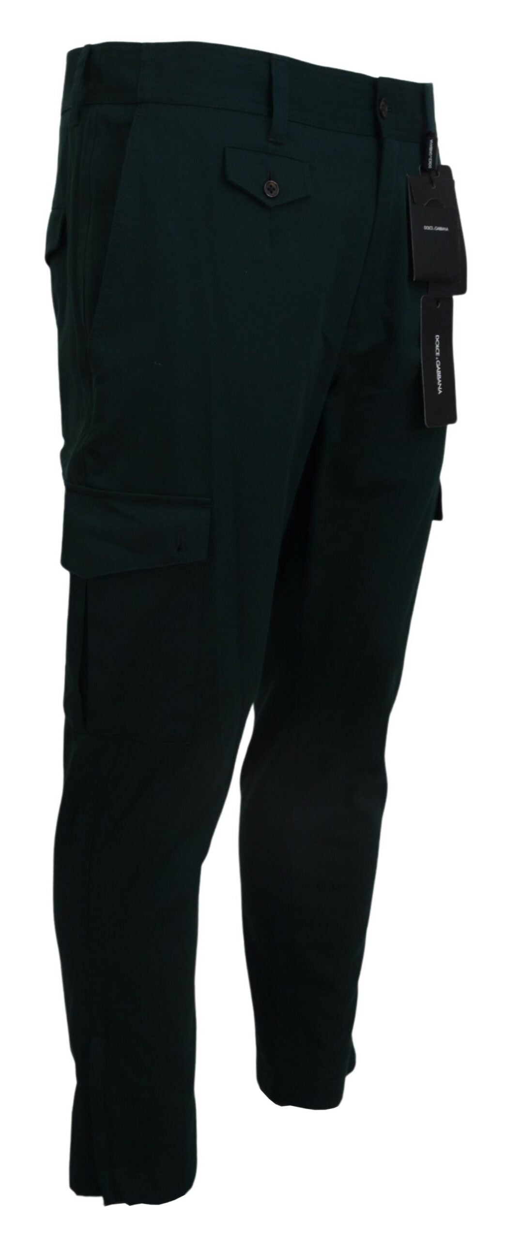 Dolce & Gabbana Green Cargo Cotton Stretch Jeans Pant -   -  Dolce & Gabbana.