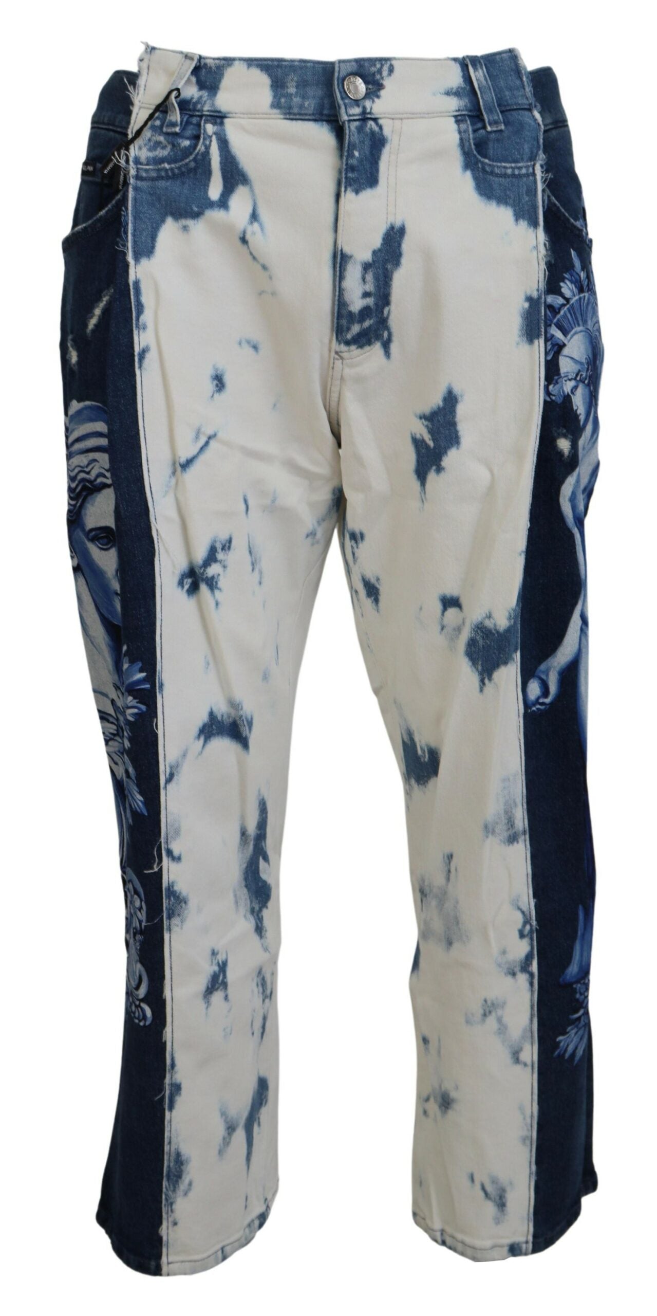 Dolce & Gabbana Blue Ceasar Denim Cotton Loose Fit Jeans -   -  Dolce & Gabbana.