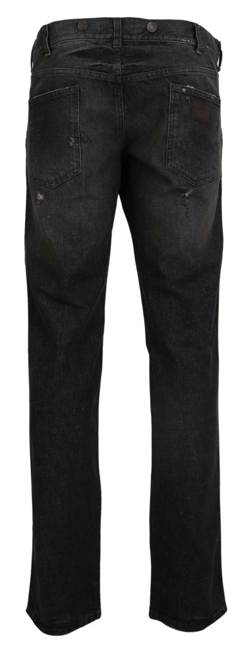 Dolce & Gabbana Gray Green Denim Regular Fit Jeans -   -  Dolce & Gabbana.
