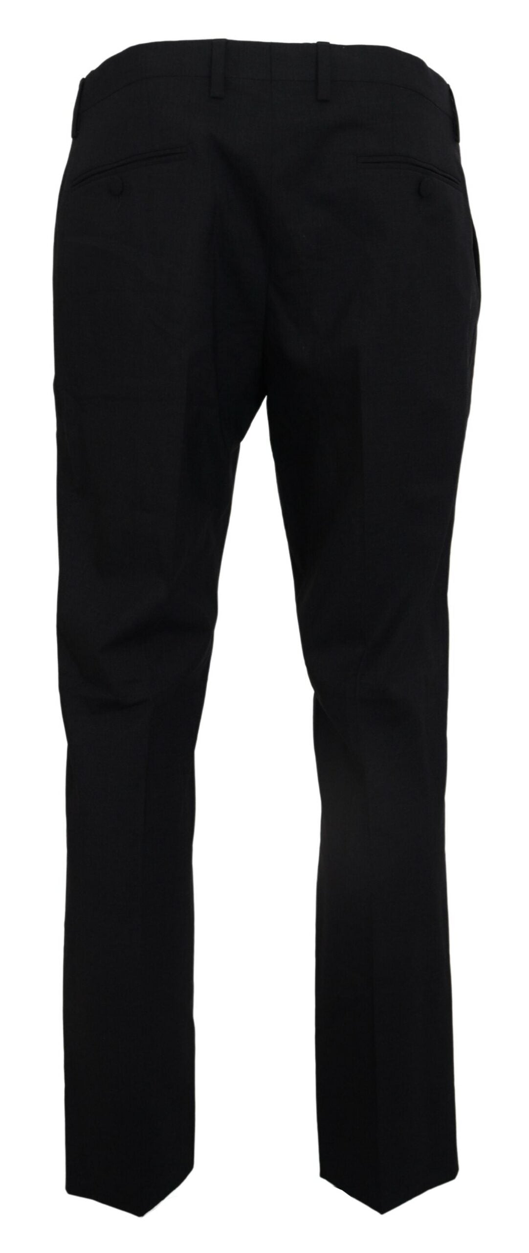 Dolce & Gabbana Gray Wool Stretch Dress Formal Slim Fit Pant -   -  Dolce & Gabbana.