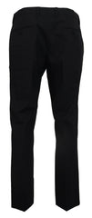 Dolce & Gabbana Gray Wool Stretch Dress Formal Slim Fit Pant -   -  Dolce & Gabbana.