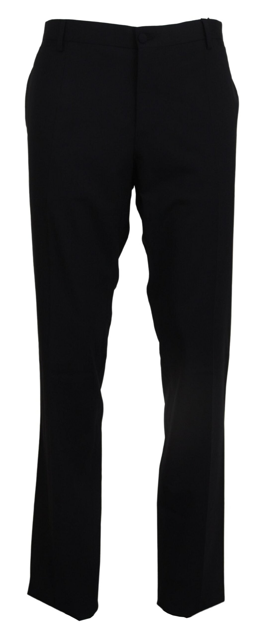 Dolce & Gabbana Black Wool Stretch Dress Formal Slim Fit Pant -   -  Dolce & Gabbana.