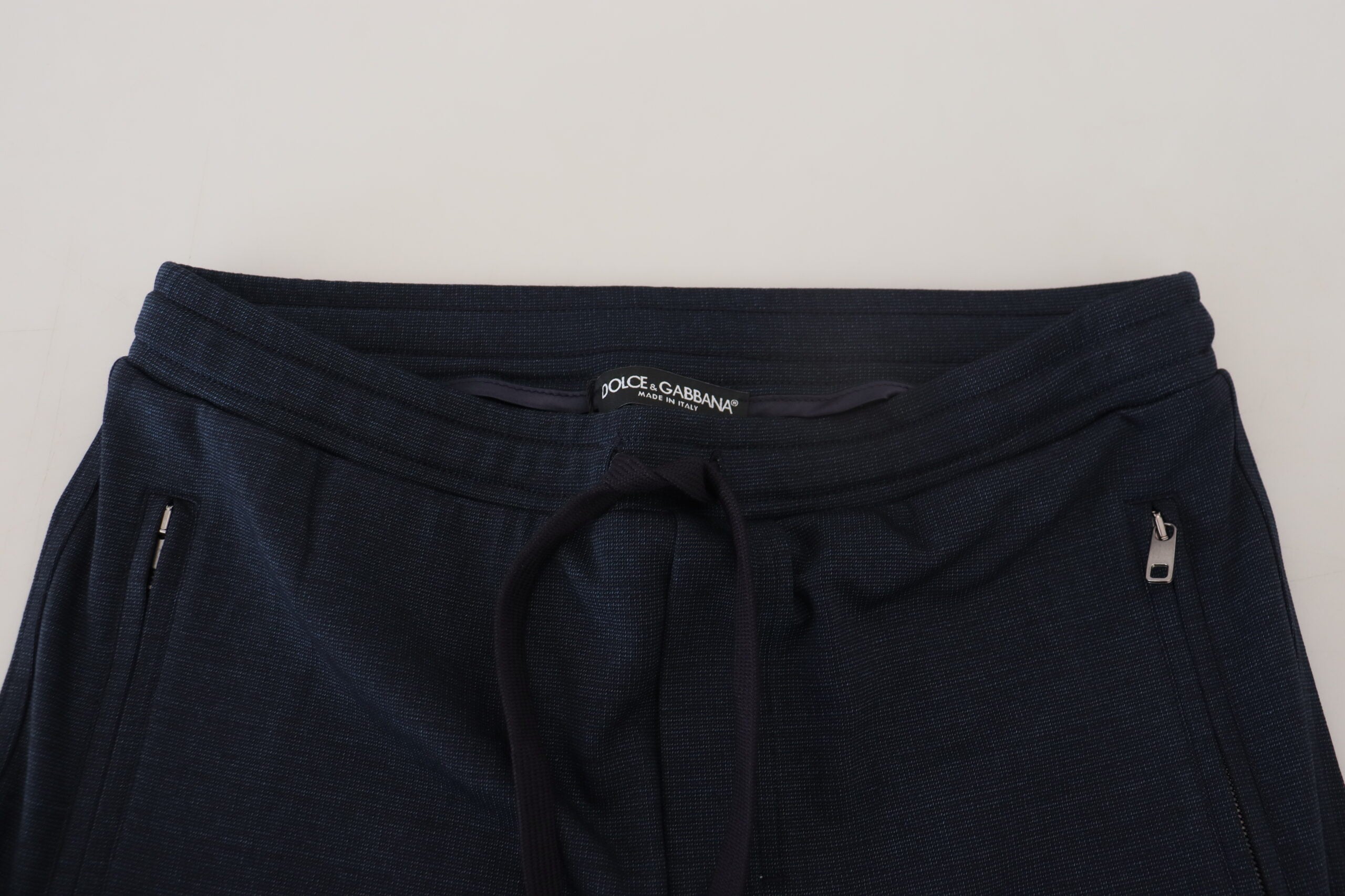 Dolce & Gabbana Blue Mens Sport Cotton Sweatpants Pants -   -  Dolce & Gabbana.