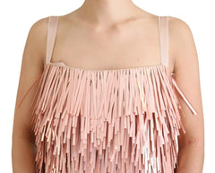 Dolce & Gabbana Pink Tinsel Sleeveless Shift A-line Dress -   -  Dolce & Gabbana.