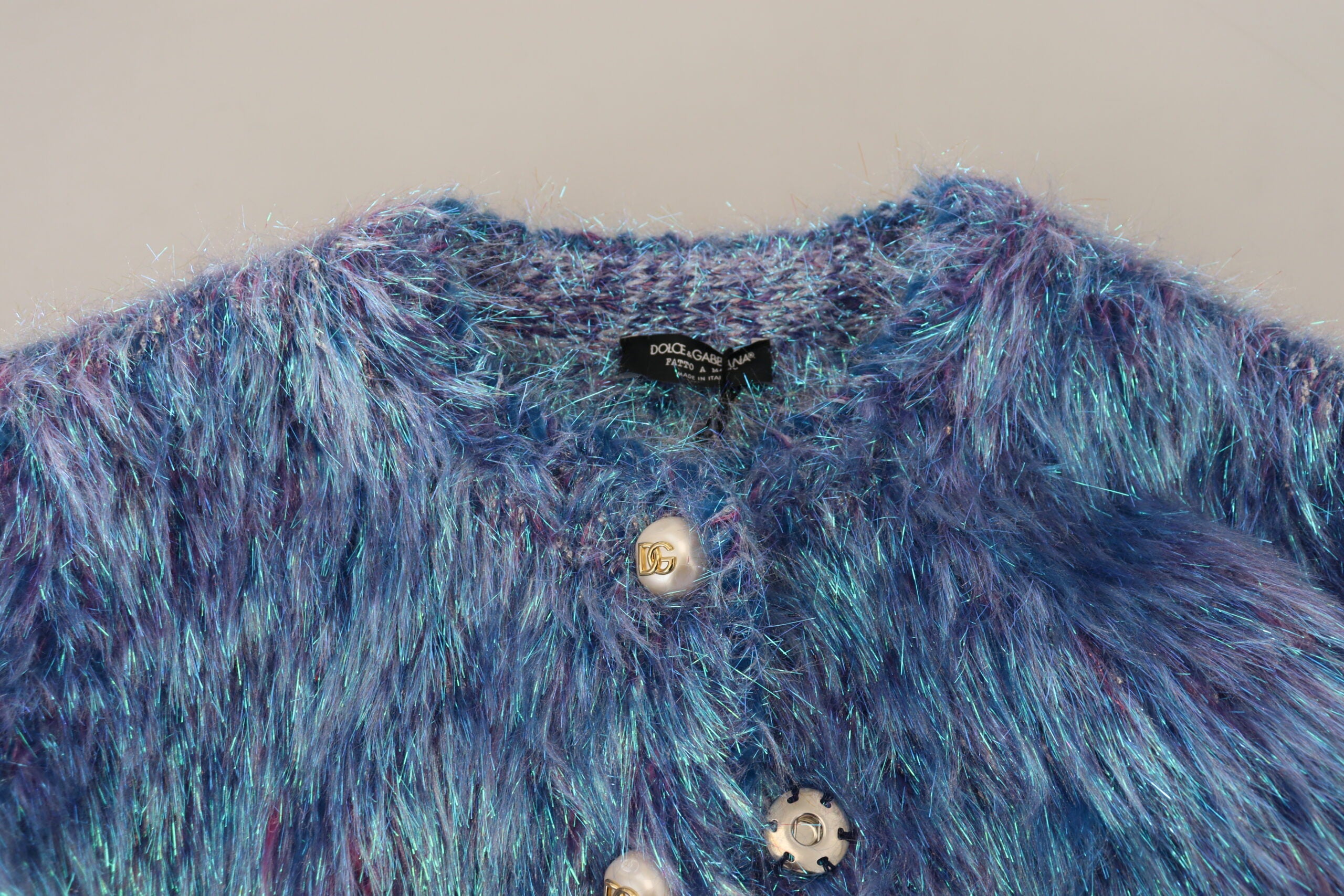 Dolce & Gabbana Multicolor Polyester Fringes Coat Jacket -   -  Dolce & Gabbana.