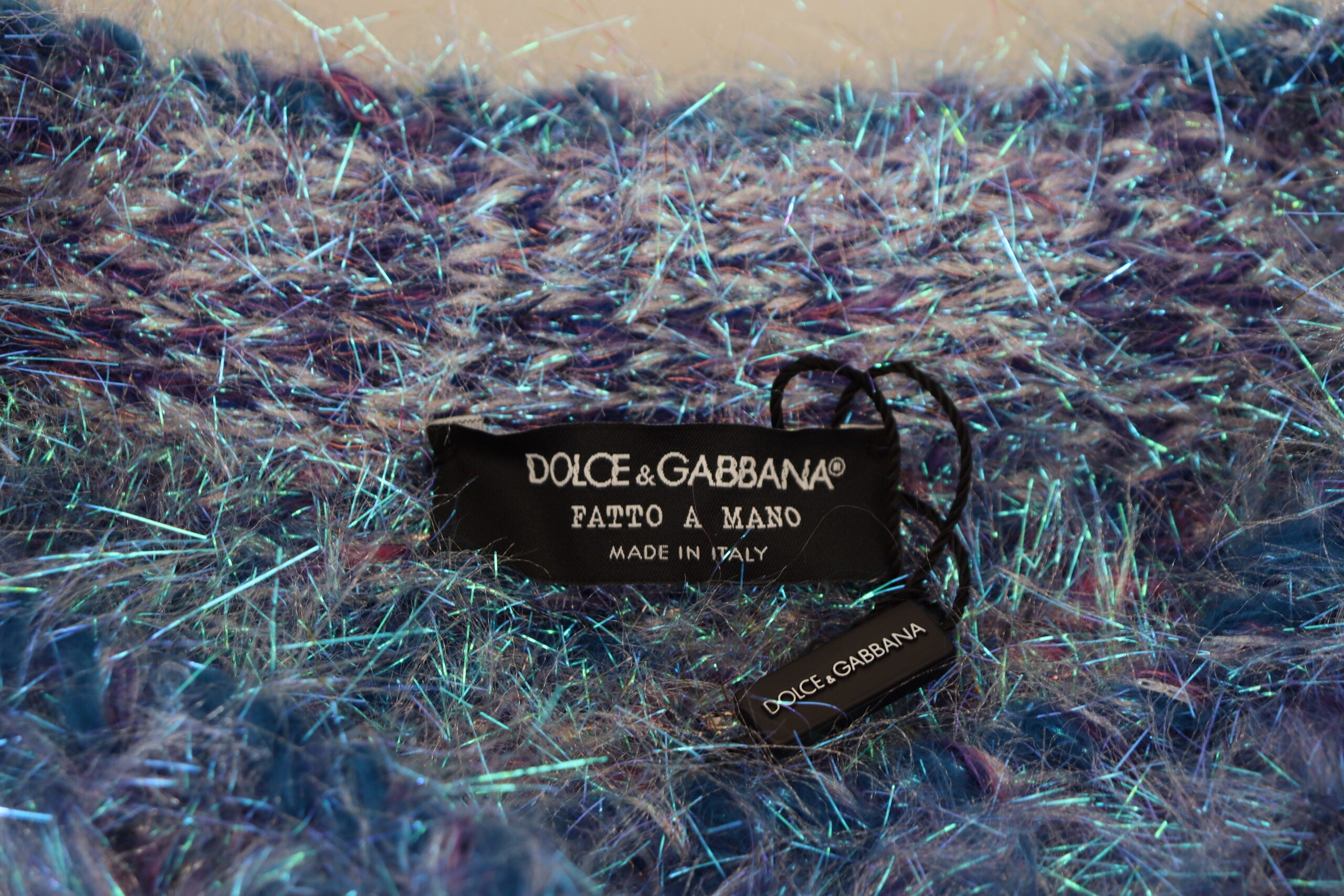 Dolce & Gabbana Multicolor Polyester Fringes Coat Jacket -   -  Dolce & Gabbana.