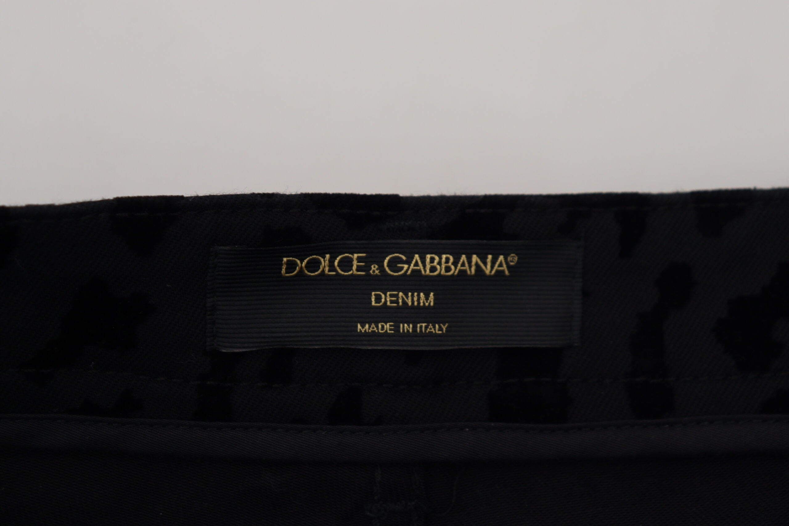 Dolce & Gabbana Black Denim Cotton Stretch Hot Pants Shorts -   -  Dolce & Gabbana.