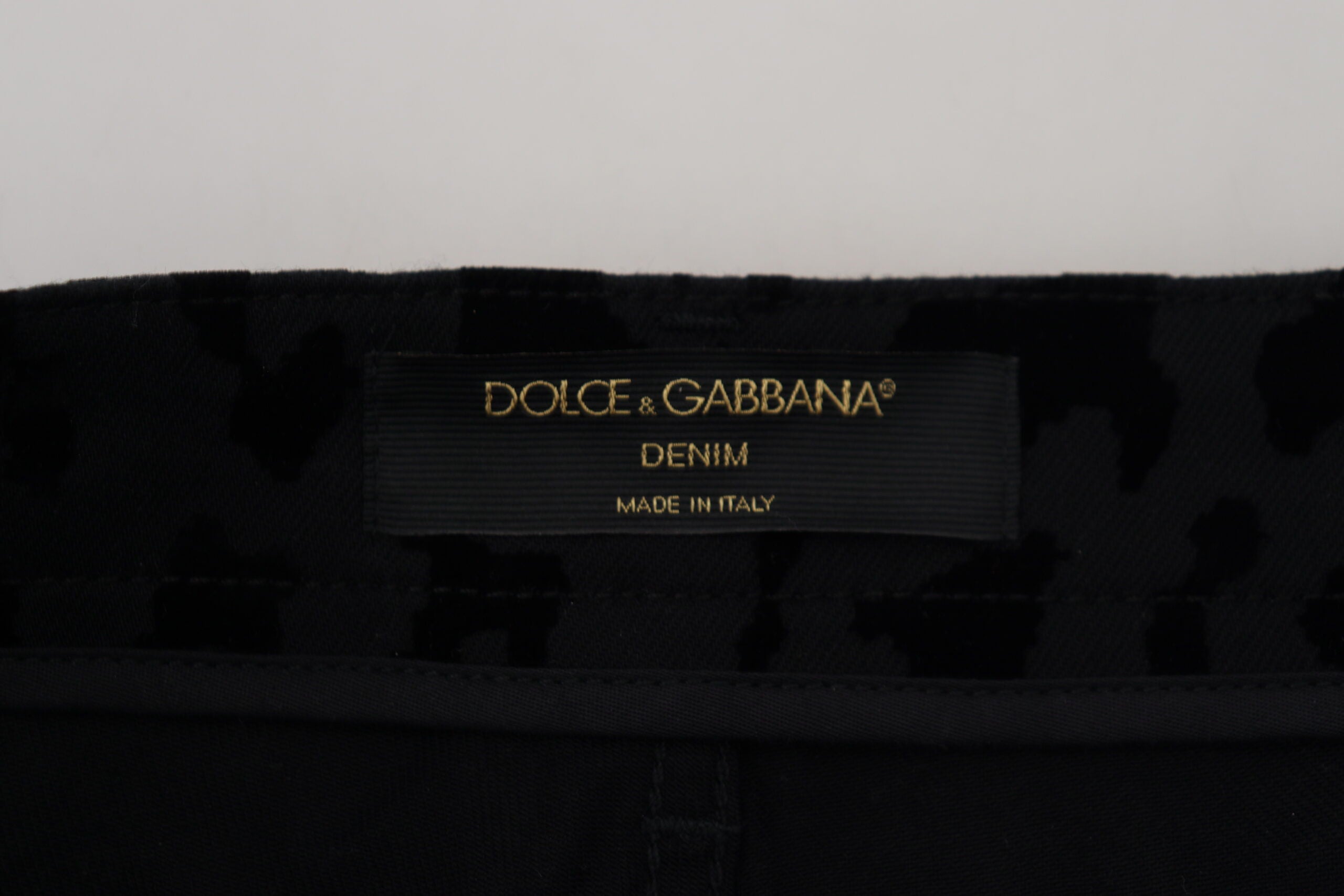 Dolce & Gabbana Black Denim Cotton Stretch Hot Pants Shorts -   -  Dolce & Gabbana.