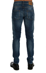 Frankie Morello Blue Wash Perth Slim Fit Jeans -   -  Frankie Morello.