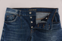 Frankie Morello Blue Wash Perth Slim Fit Jeans -   -  Frankie Morello.