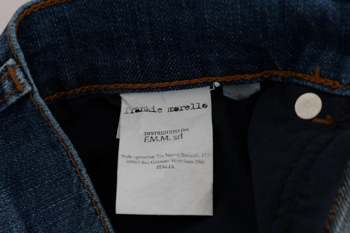 Frankie Morello Blue Wash Perth Slim Fit Jeans -   -  Frankie Morello.