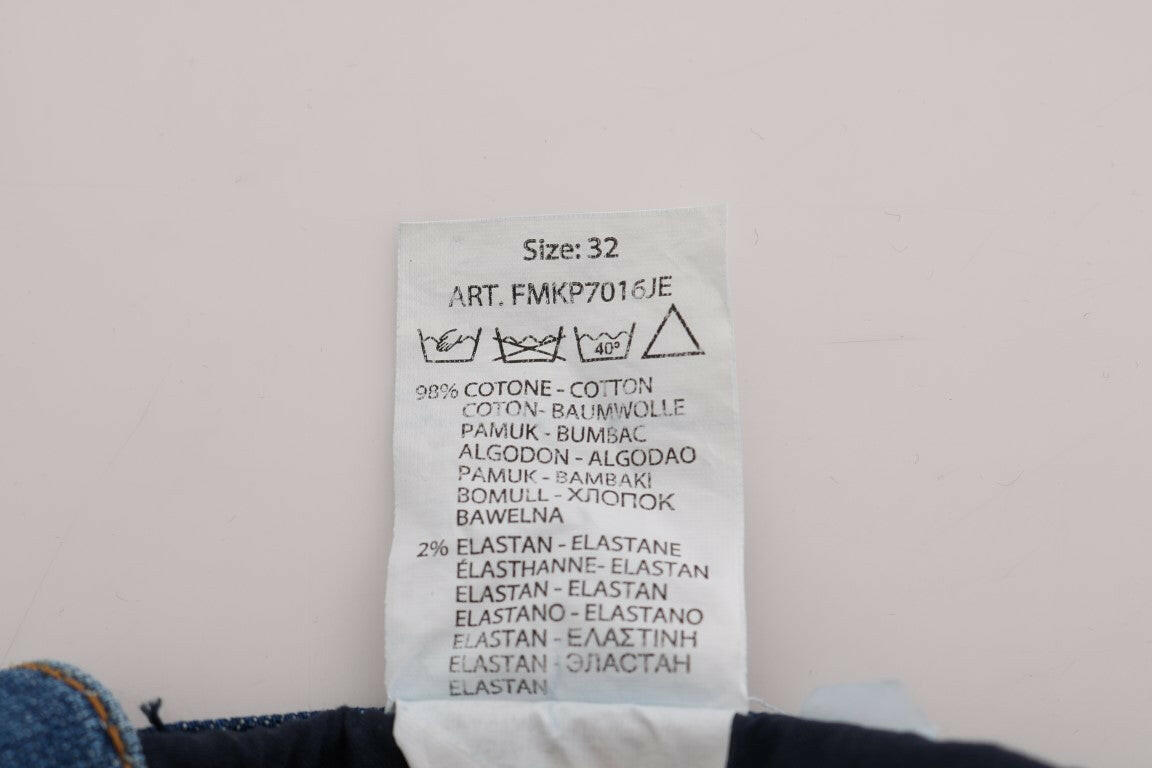 Frankie Morello Blue Wash Perth Slim Fit Jeans -   -  Frankie Morello.