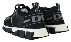 Dolce & Gabbana Black Mesh Sorrento Trekking Sneakers Shoes -   -  Dolce & Gabbana.
