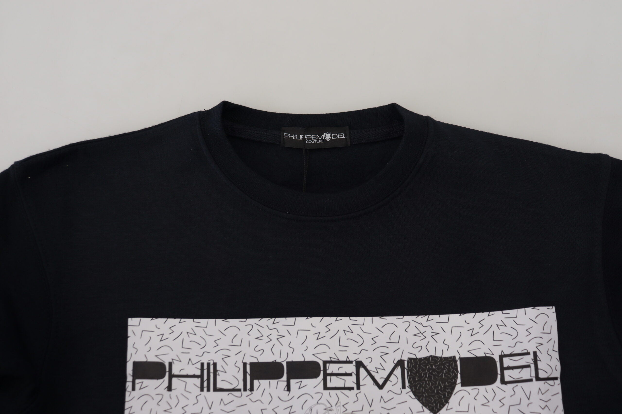 Philippe Model Black Printed Long Sleeves Pullover Sweater -   -  Philippe Model.