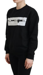 Philippe Model Black Printed Long Sleeves Pullover Sweater -   -  Philippe Model.