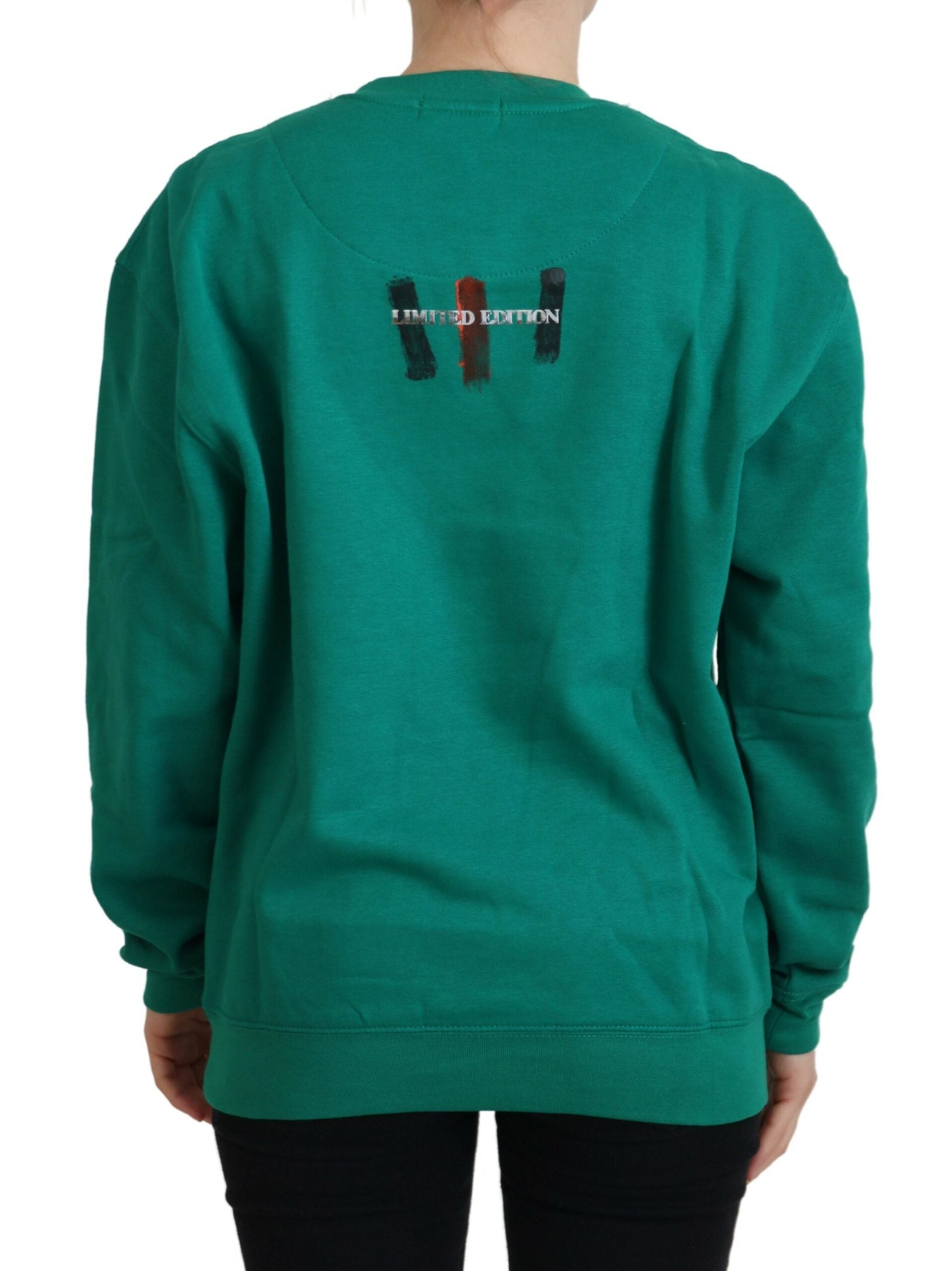 Philippe Model Green Printed Long Sleeves Pullover Sweater -   -  Philippe Model.