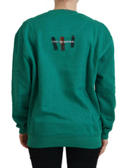 Philippe Model Green Printed Long Sleeves Pullover Sweater -   -  Philippe Model.