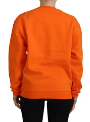 Philippe Model Orange Printed Long Sleeves Pullover Sweater -   -  Philippe Model.