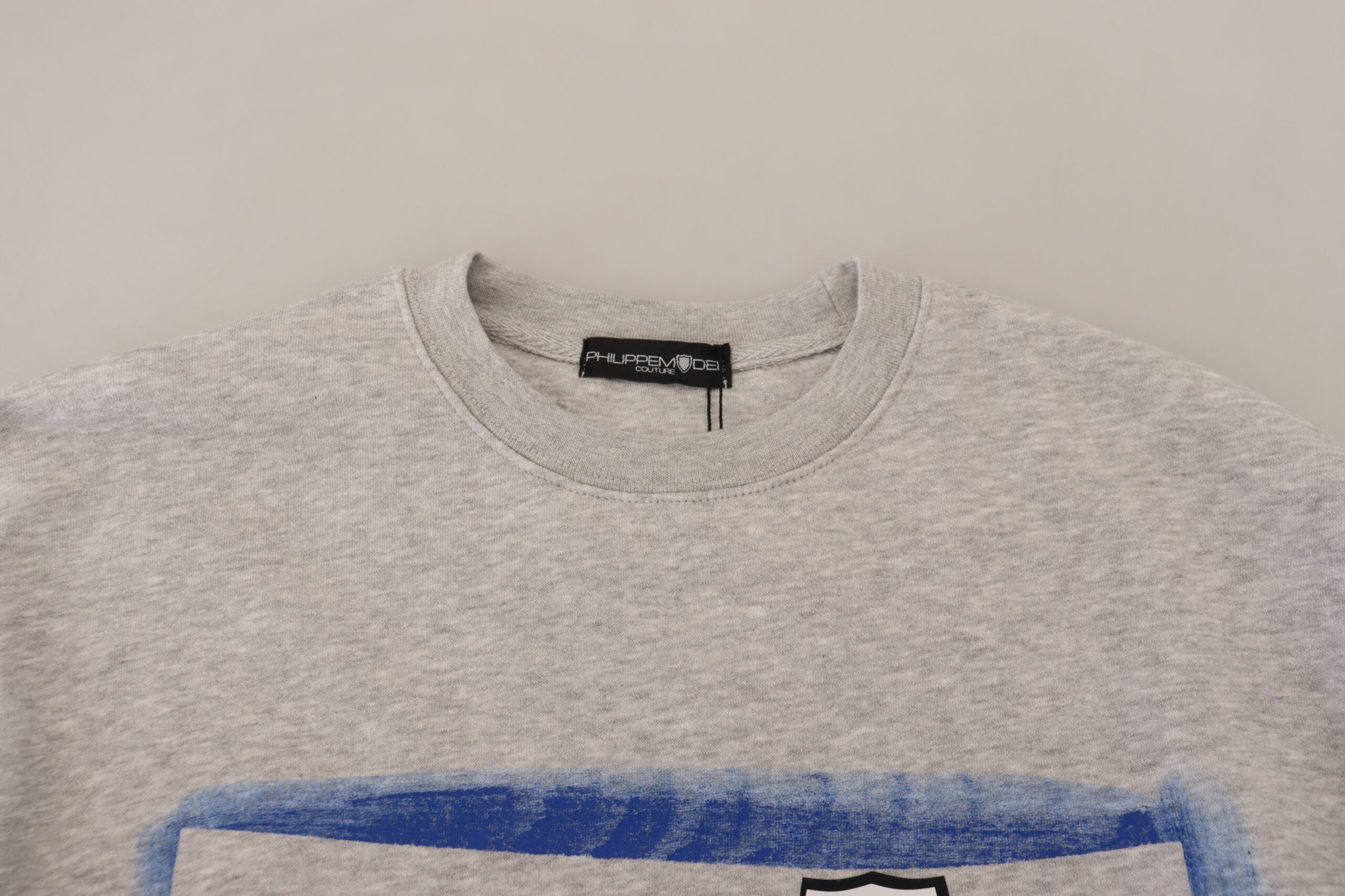 Philippe Model Gray Printed Long Sleeves Pullover Sweater -   -  Philippe Model.