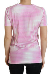 Dolce & Gabbana White Pink CANNES Exclusive T-shirt -   -  Dolce & Gabbana.
