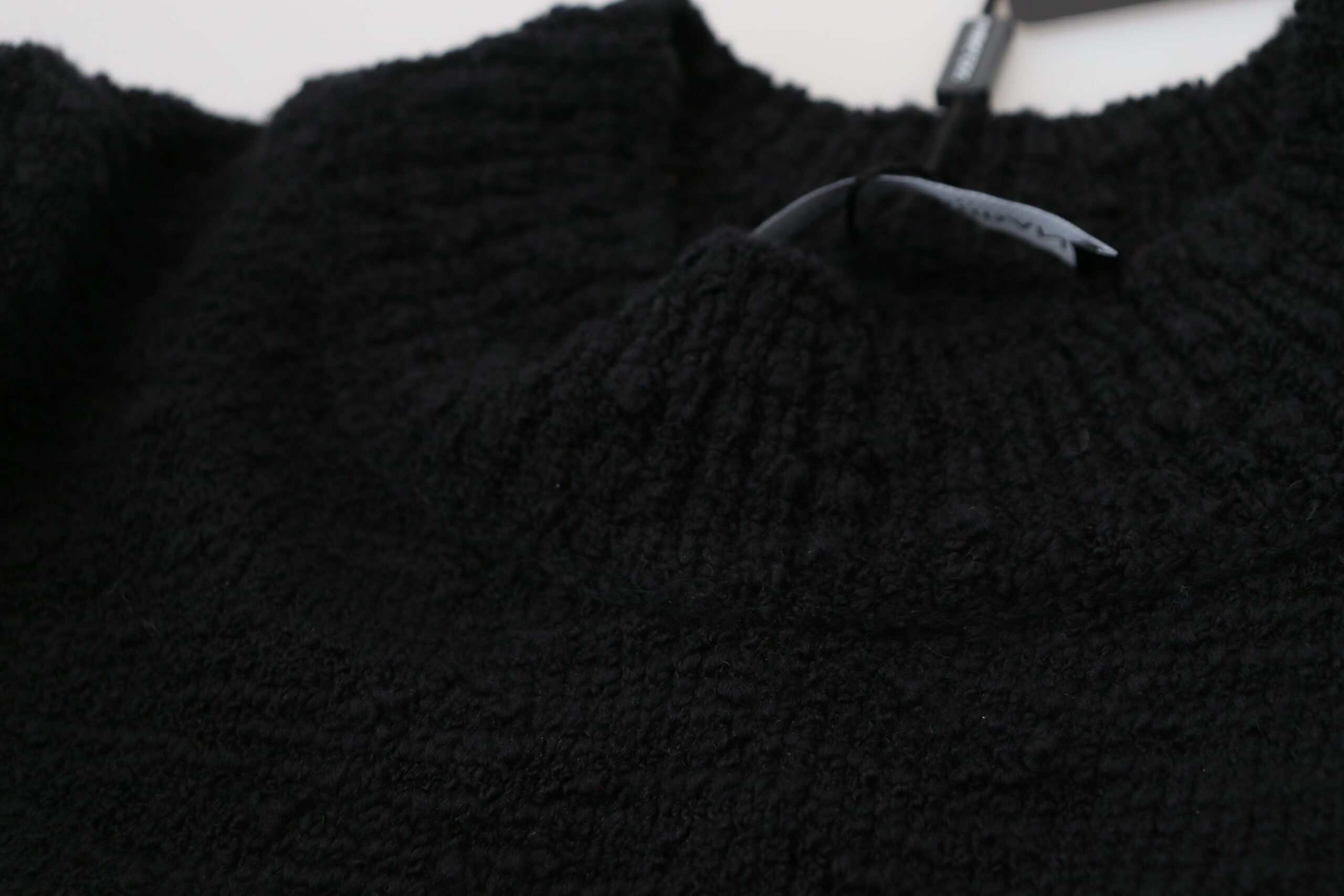 Dolce & Gabbana Black Wool Knit Crewneck Pullover Sweater -   -  Dolce & Gabbana.