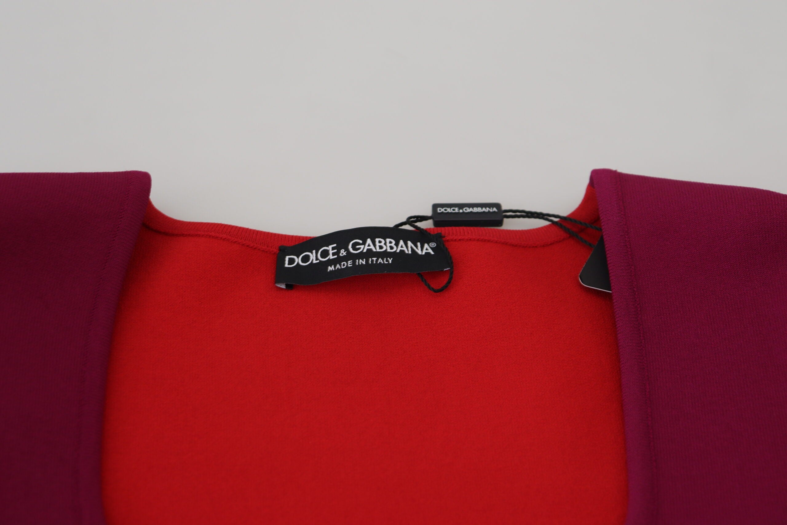 Dolce & Gabbana Multicolor Viscose Square Neck Pullover Sweater -   -  Dolce & Gabbana.