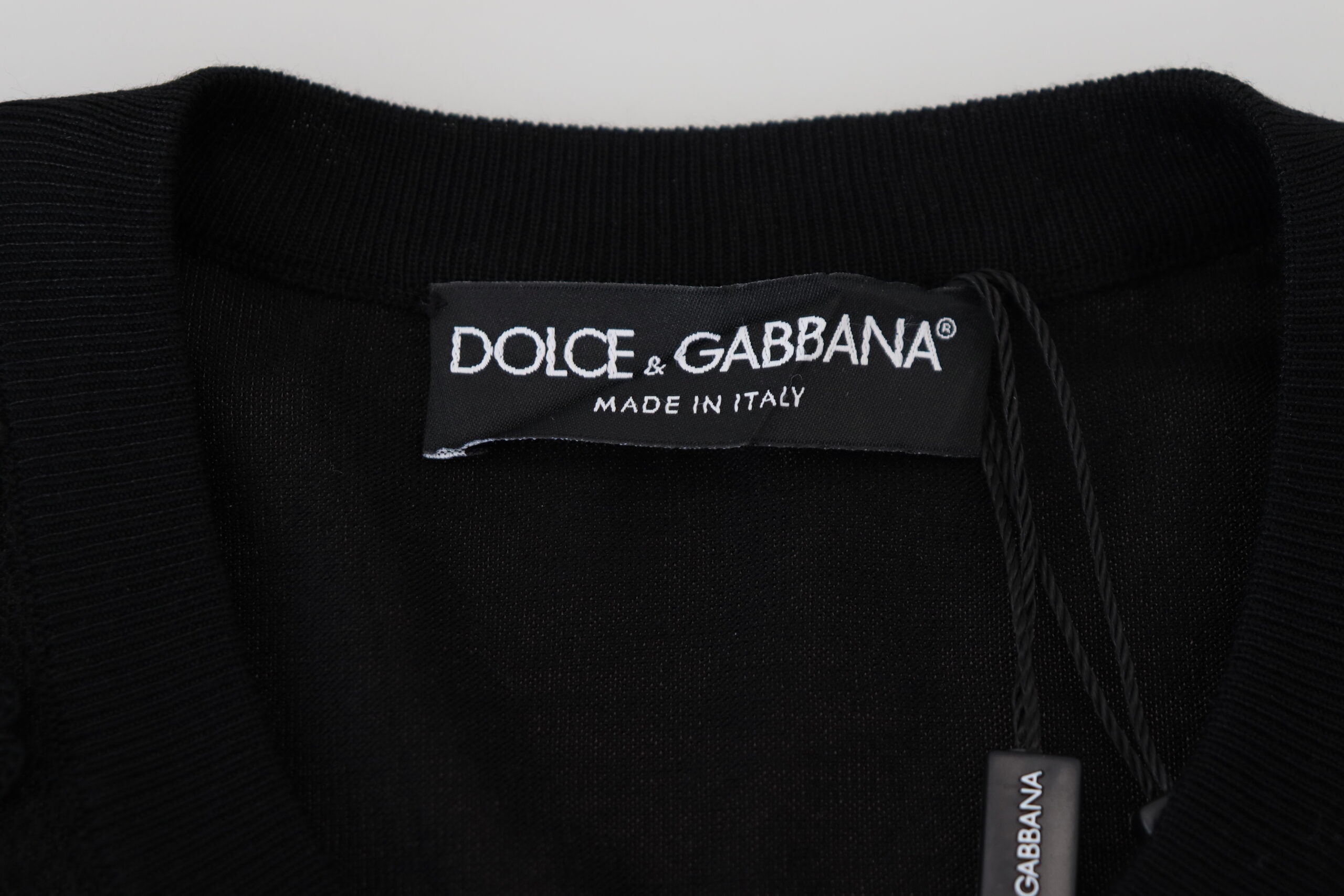Dolce & Gabbana Black Floral Lace Button Cardigan Sweater -   -  Dolce & Gabbana.