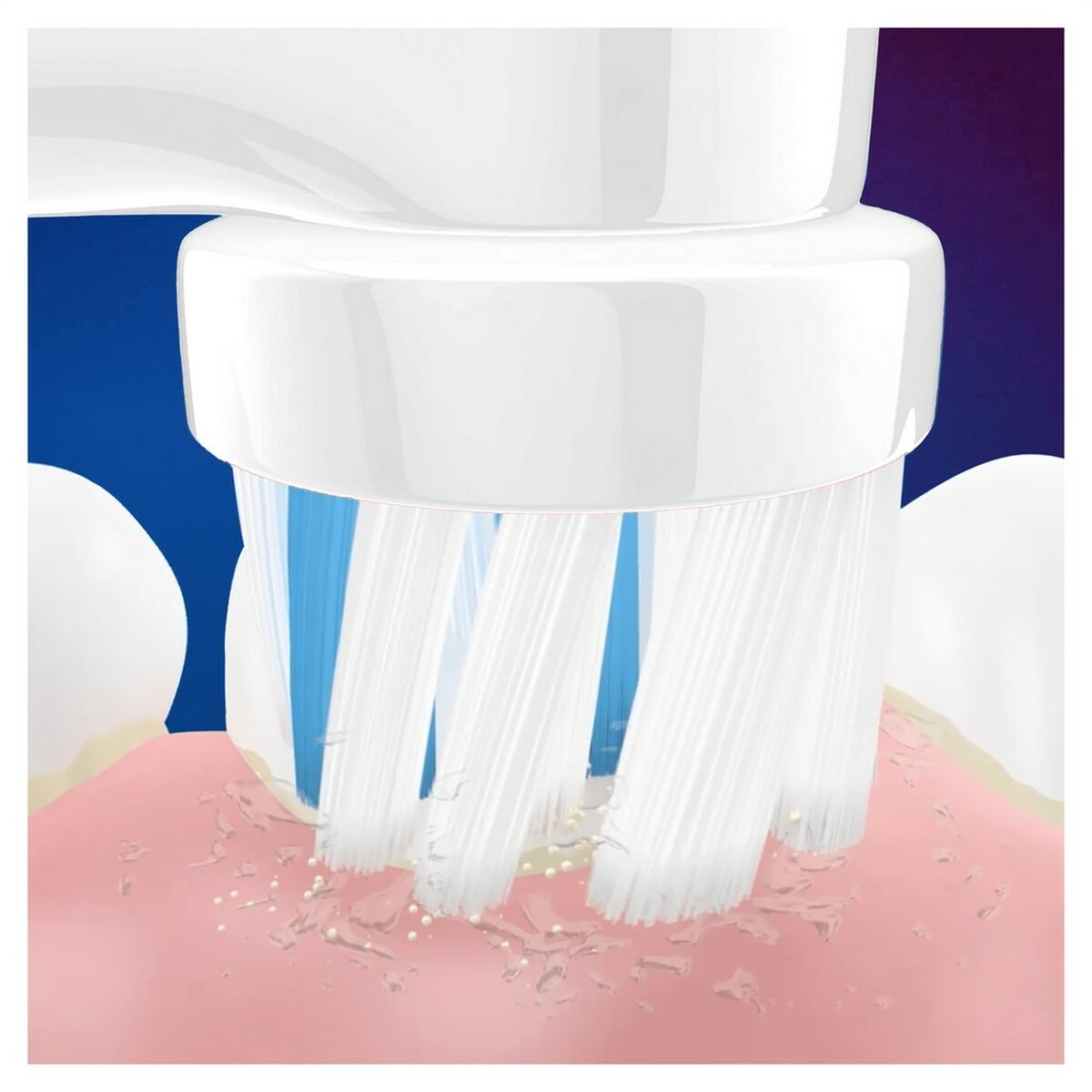 Replacement Head Oral-B EB 10-4FFS  4UD Purple Multicolour -  Health and personal care, Oral care -  Oral-B.