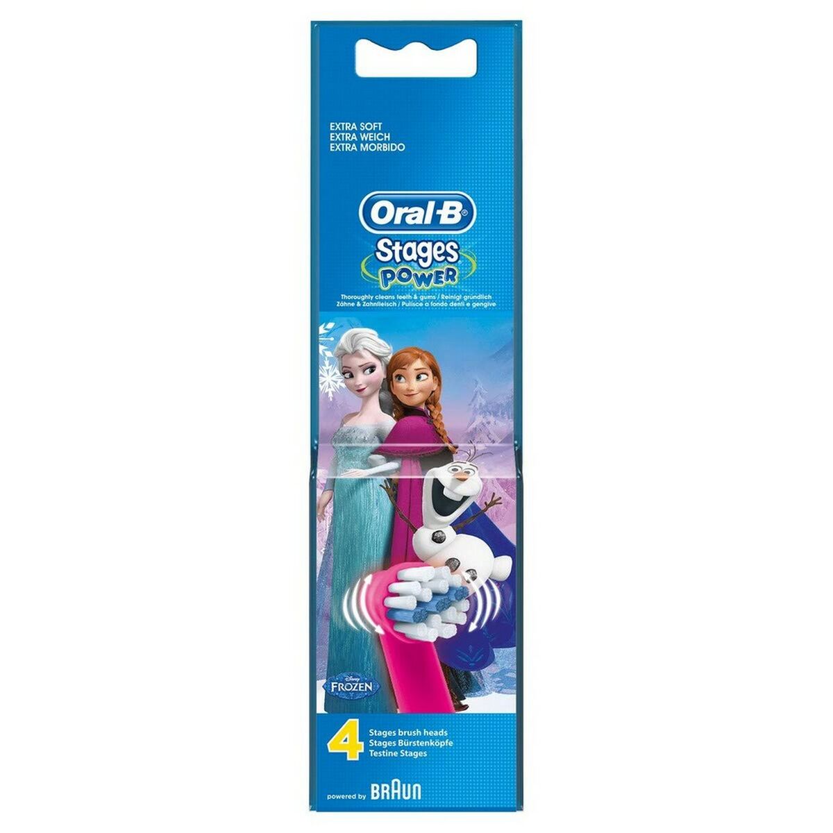 Replacement Head Oral-B EB 10-4FFS  4UD Purple Multicolour -  Health and personal care, Oral care -  Oral-B.