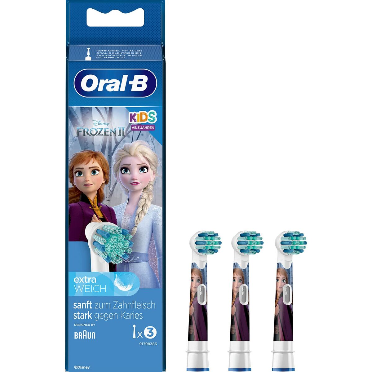 Replacement Head Oral-B Stages Power Frozen 3 Units -  Health and personal care, Oral care -  Oral-B.