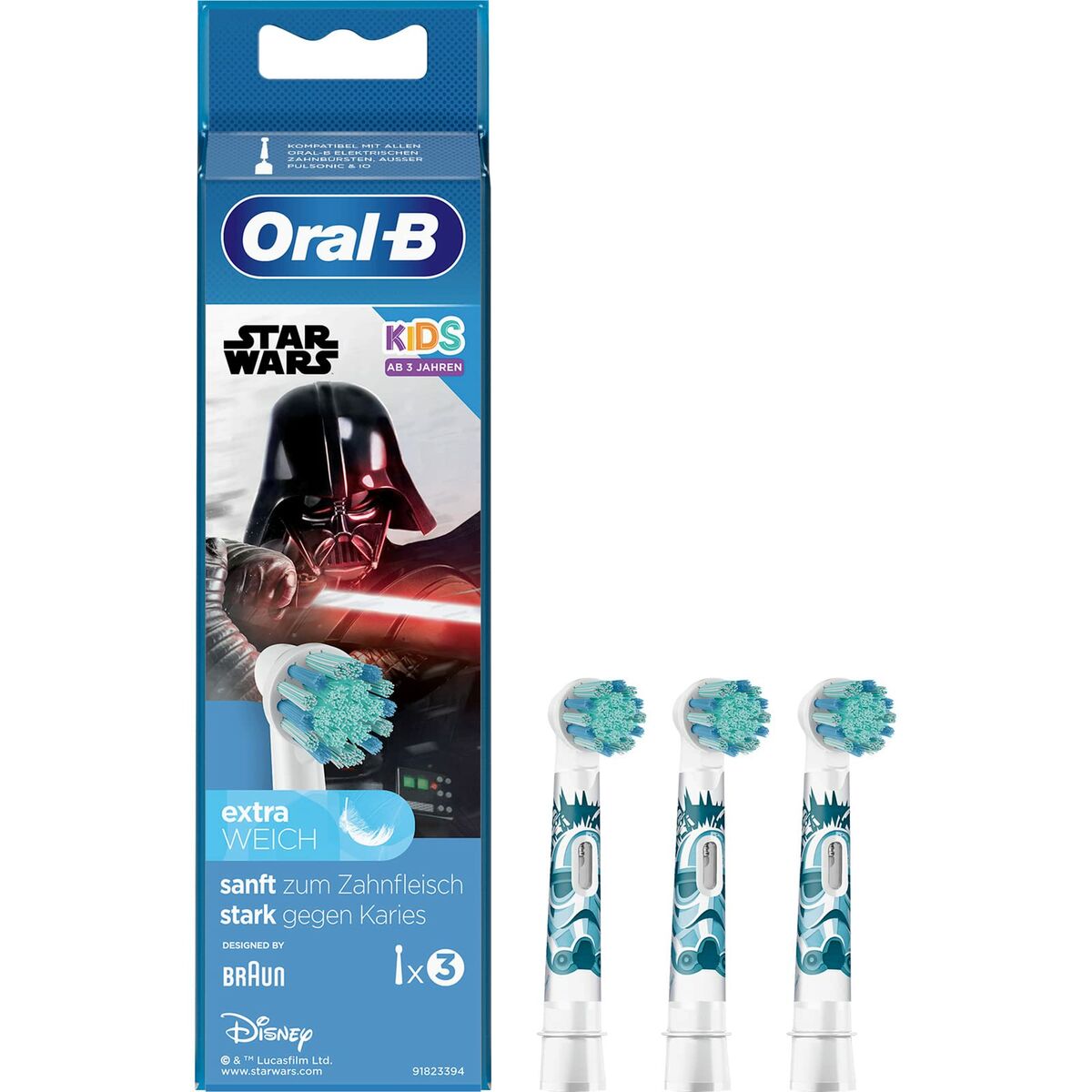 Replacement Head Oral-B Stages Power Star Wars 3 Units -  Health and personal care, Oral care -  Oral-B.