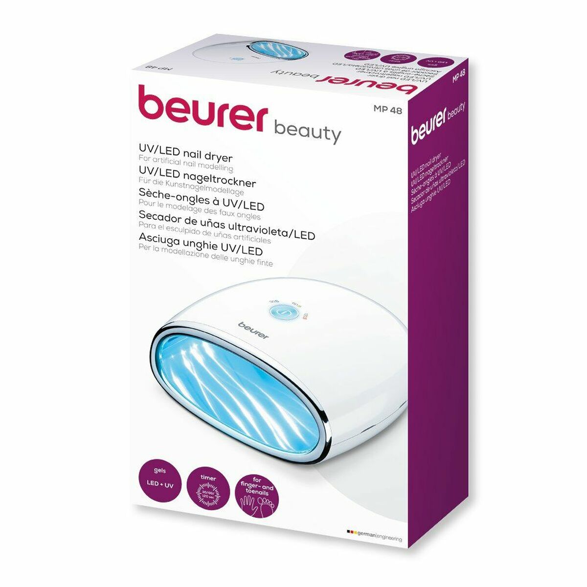 Nail Dryer Beurer MP48 24W (White) (Black) -  Beauty, Manicure and pedicure -  Beurer.