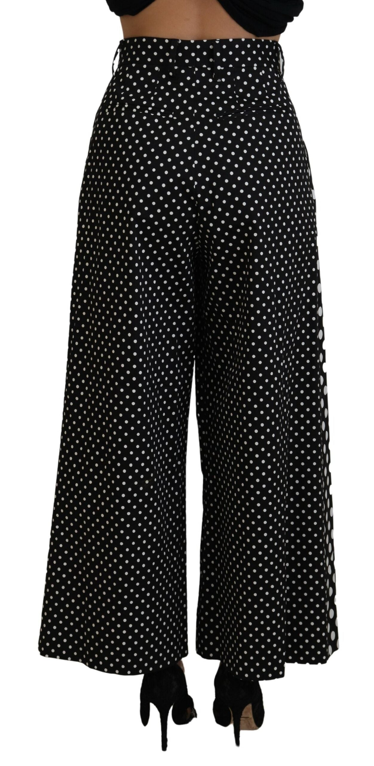 Dolce & Gabbana Multicolor Polka Dots High Waist  Pants -   -  Dolce & Gabbana.