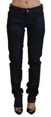 Just Cavalli Black Low Waist Slim Fit Women Casual Denim Jeans -   -  Just Cavalli.