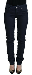 Acht Blue Cotton Low Waist Slim Fit Women Casual Denim Jeans -   -  Acht.