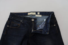 Acht Blue Cotton Skinny Low Waist Women Casual Denim Jeans -   -  Acht.